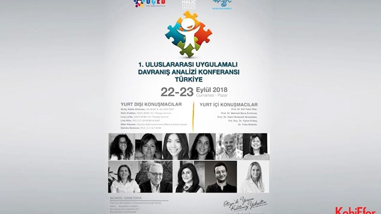 1. Uluslararası Uygulamalı Davranış Analizi Konferansı, 22-23 Eylül’de