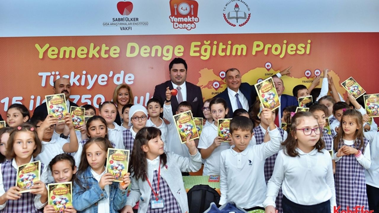 Daha sağlıklı gelecek nesiller için Yemekte Denge Eğitim Projesi