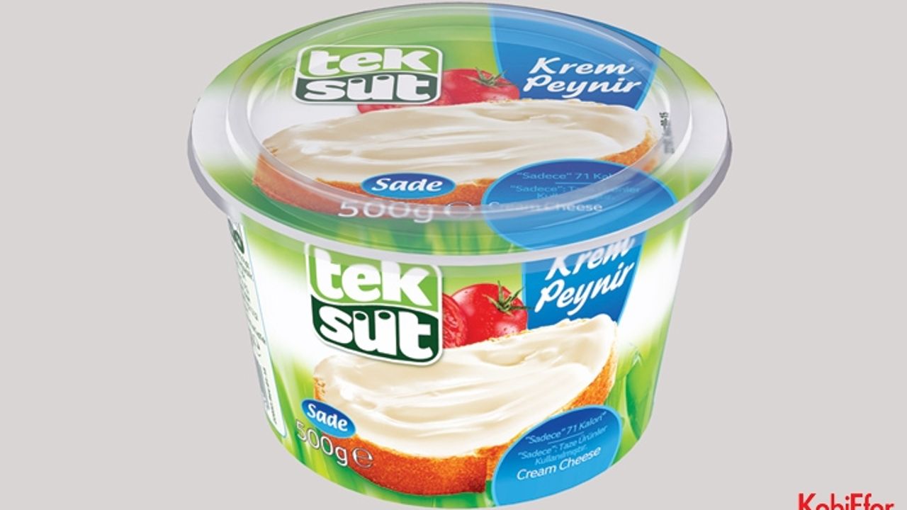 Hızlı kahvaltılar için Teksüt Krem Peynir; sür, ye ve çık