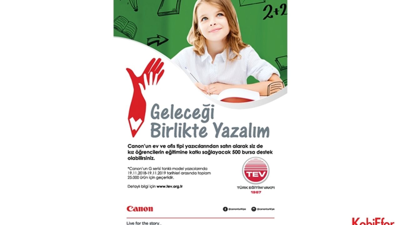 Canon’dan Eğitime Anlamlı Destek: ‘Geleceği Birlikte Yazalım’