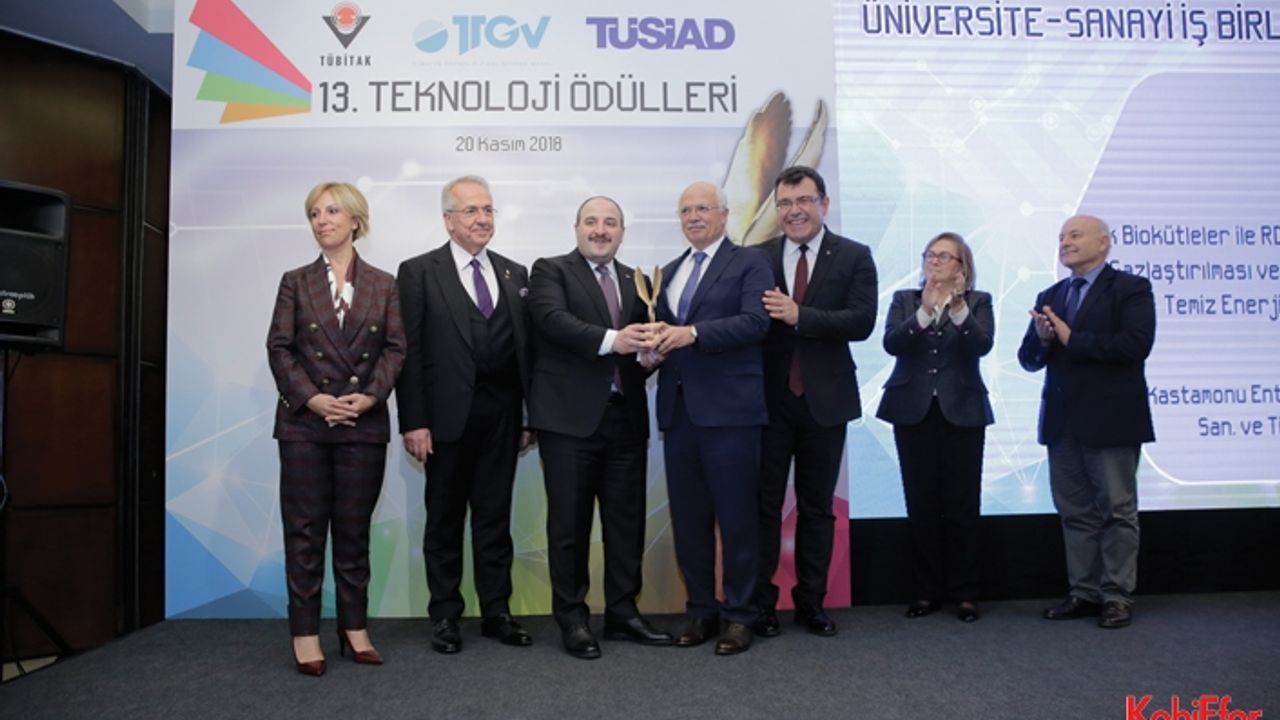 Kastamonu Entegre, ‘Teknoloji Ödülü’nün sahibi oldu