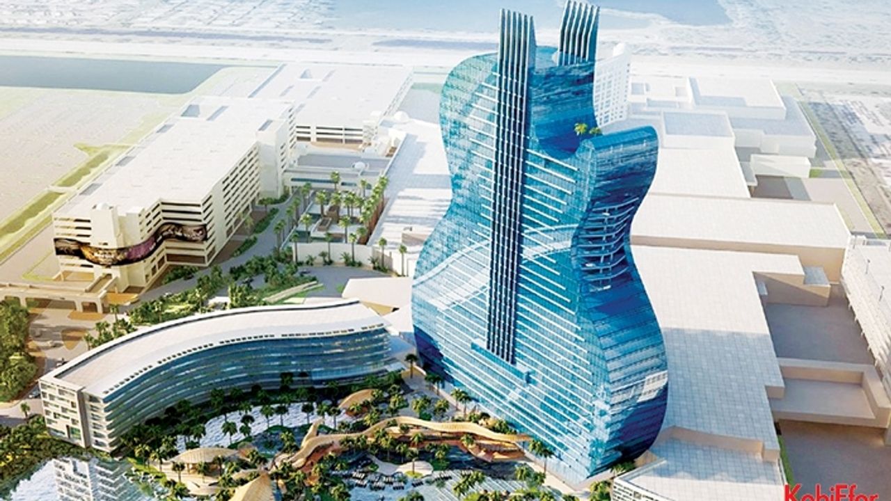 Gitar şeklindeki Hard Rock Hotel 2019’da kapılarını açıyor