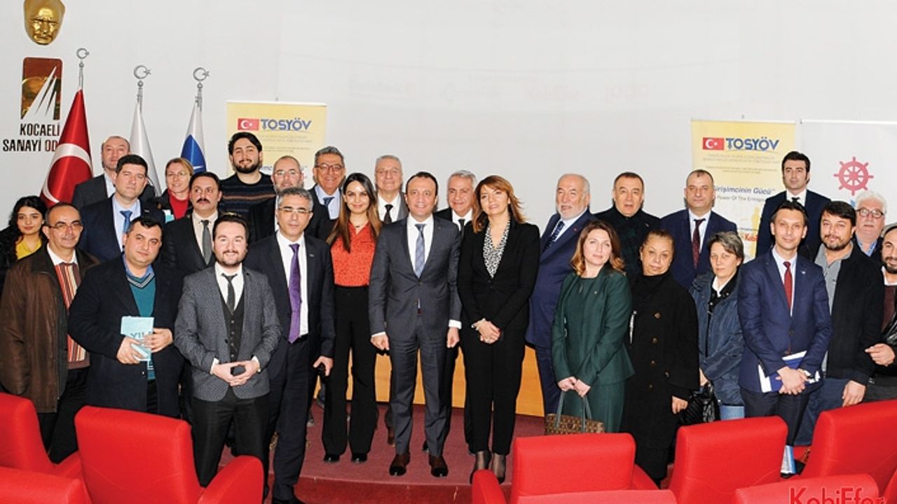 TOSYÖV, KOSGEB, KGF ve Kocaeli Sanayi Odası işbirliğiyle yapılan toplantıyla;KOBİ destekçileri Kocaeli’deydi
