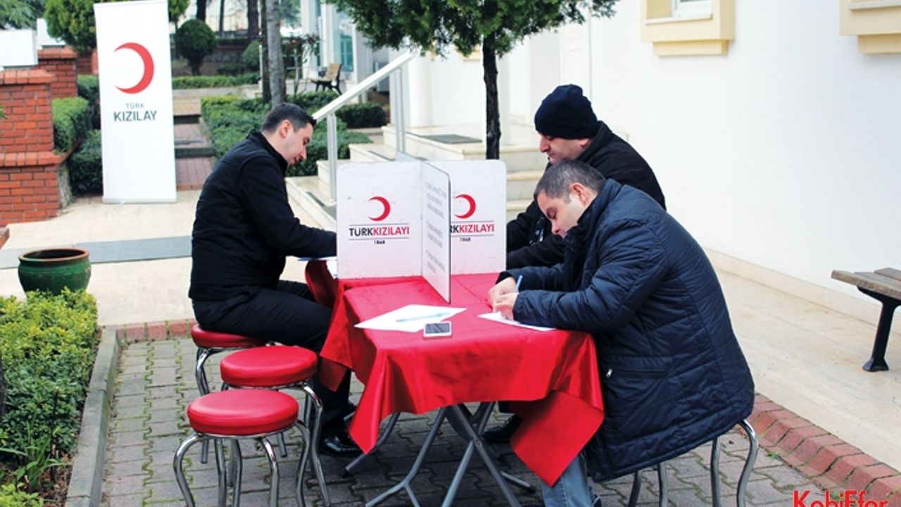 Birlik OSB’de, Kızılay Kan Bağış Kampanyası