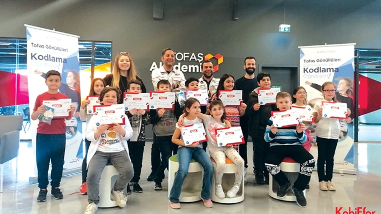 Tofaş, çocuklara “Kodlama” öğretiyor