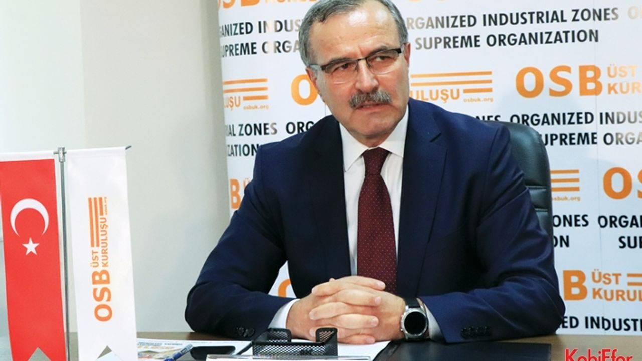 OSBÜK Yönetim Kurulu Başkanı Memiş Kütükcü:  “Yeni Nesil OSB’ler geliyor”