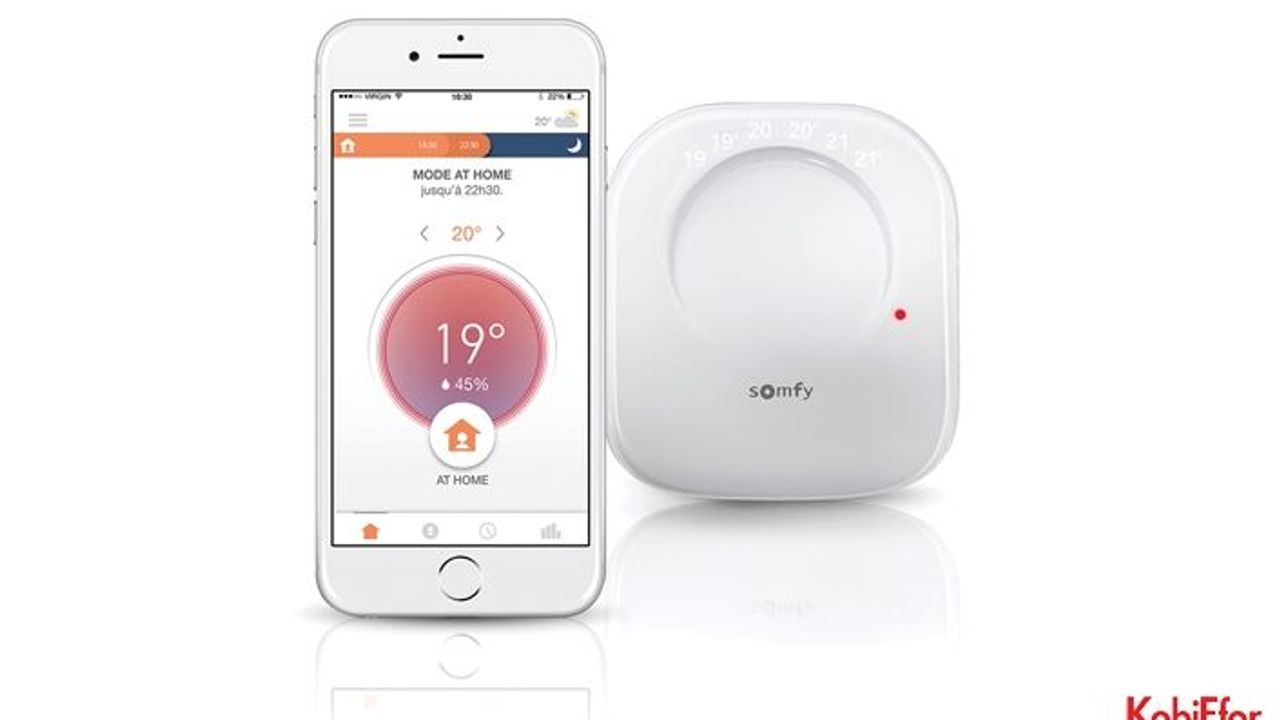 SOMFY Akıllı Termostat ile düşük fatura, yüksek konfor