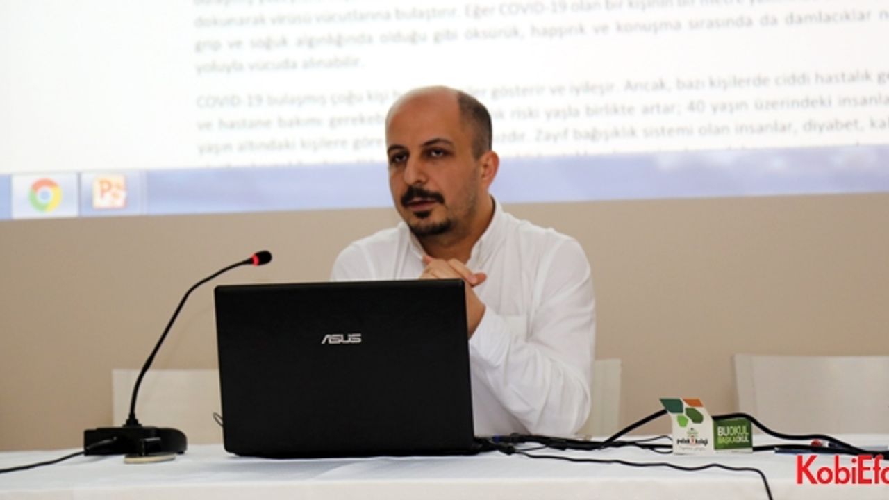 İkitelli OSB çalışanları Koronavirüs hakkında bilgilendirildi