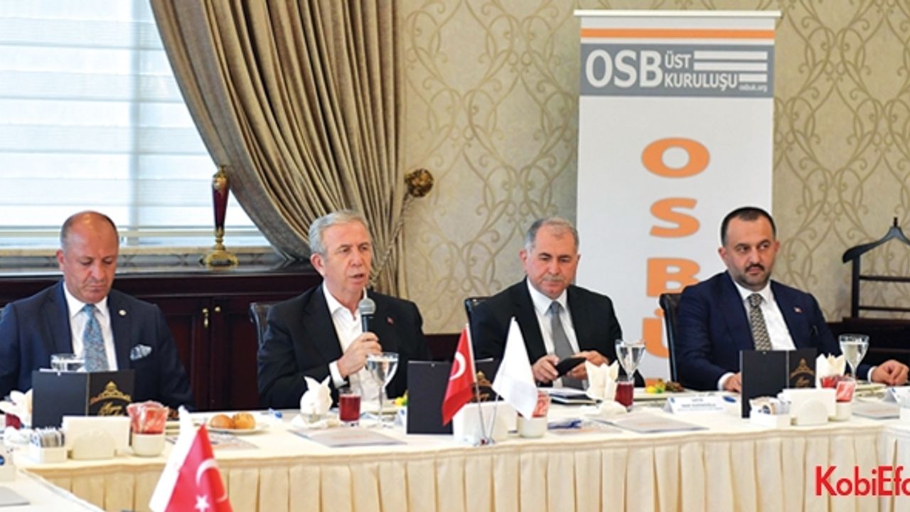 Ankara Büyükşehir’den OSB’lere Ortak Proje Çağrısı