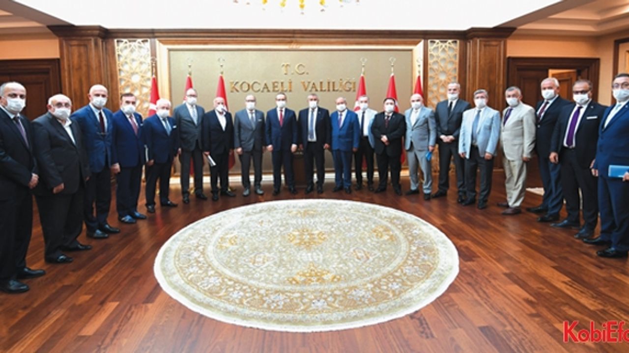 Koceli Valisi Seddar Yavuz’a Kocaeli OSB’lerinden ziyaret