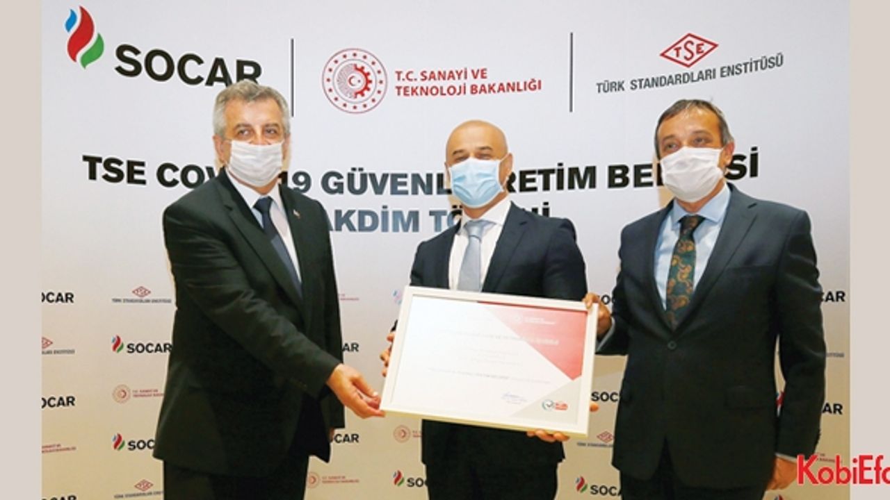 SOCAR Türkiye’nin ‘güvenli üretimi’ TSE tarafından tescillendi
