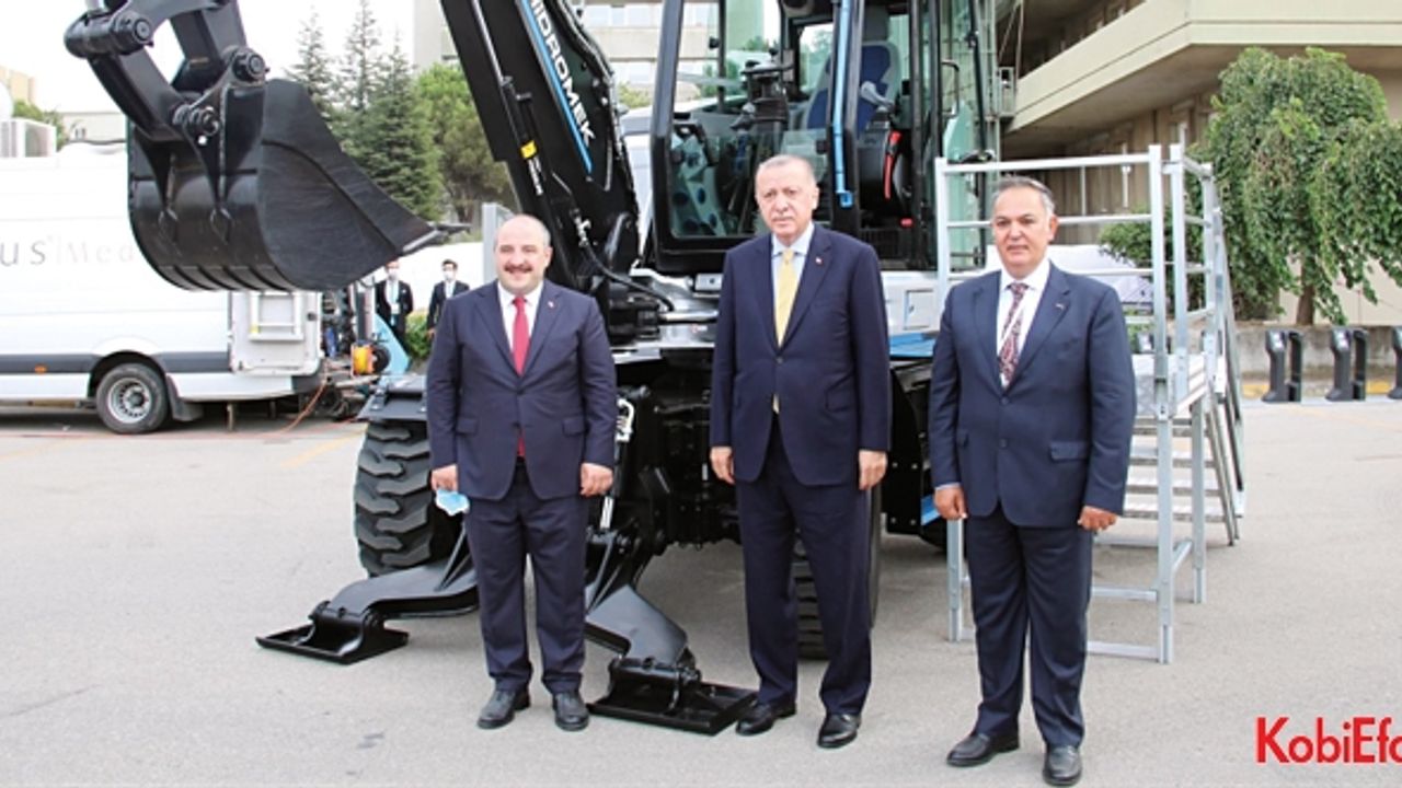 ASO 1. OSB’de; Yerli ve milli ekskavatör üretildi