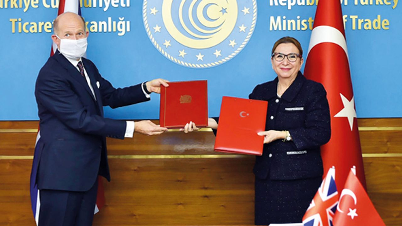 Türkiye ile İngiltere arasında Serbest Ticaret Anlaşması imzalandı; “ilişkiler daha da derinleşecek”
