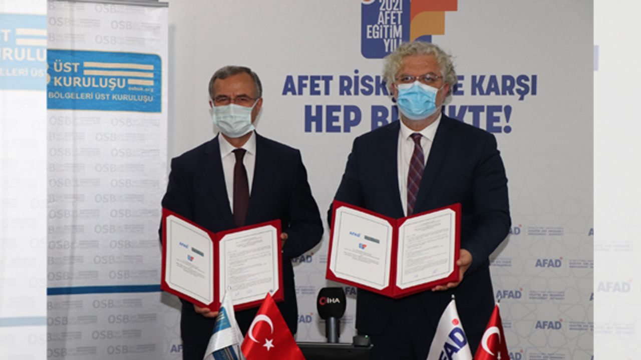 OSBÜK-AFAD İşbirliği Protokolü imzalandı