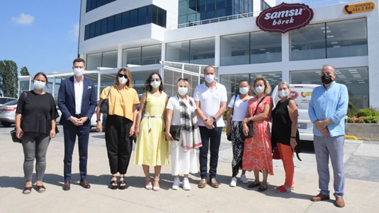 Kadın girişimcilerden, Samsu Börek’e teşekkür ziyareti