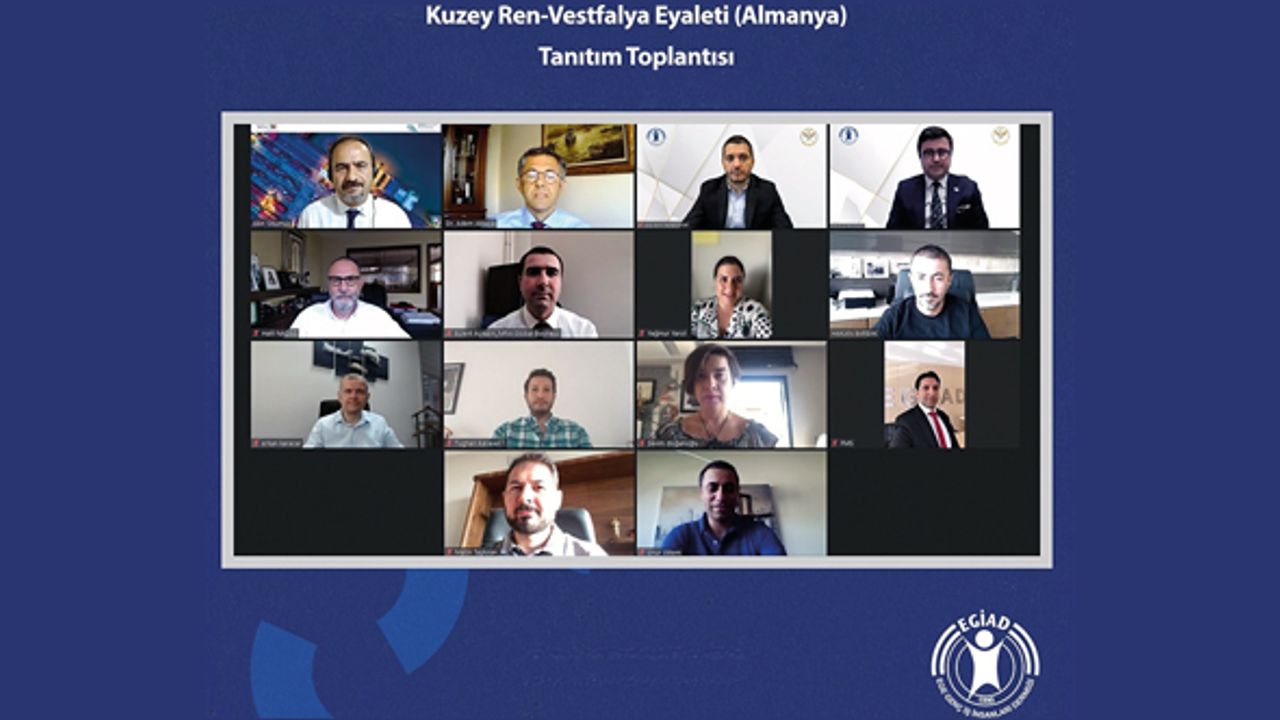 Kuzey Ren-Vestfalya Eyaleti (Almanya) EGİAD ile buluştu