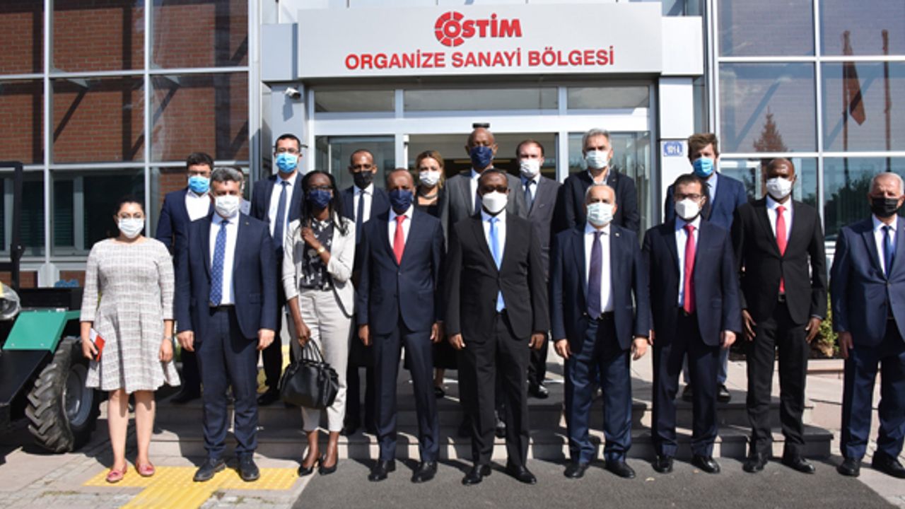 Ruanda Dışişleri Bakanı OSTİM’i ziyaret etti