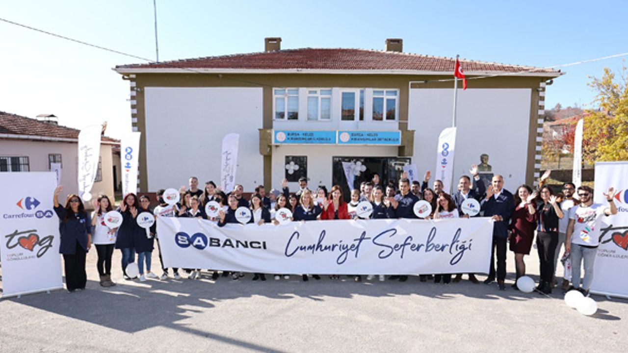 Carrefoursa çalışanlarından TOG işbirliğiyle okula destek