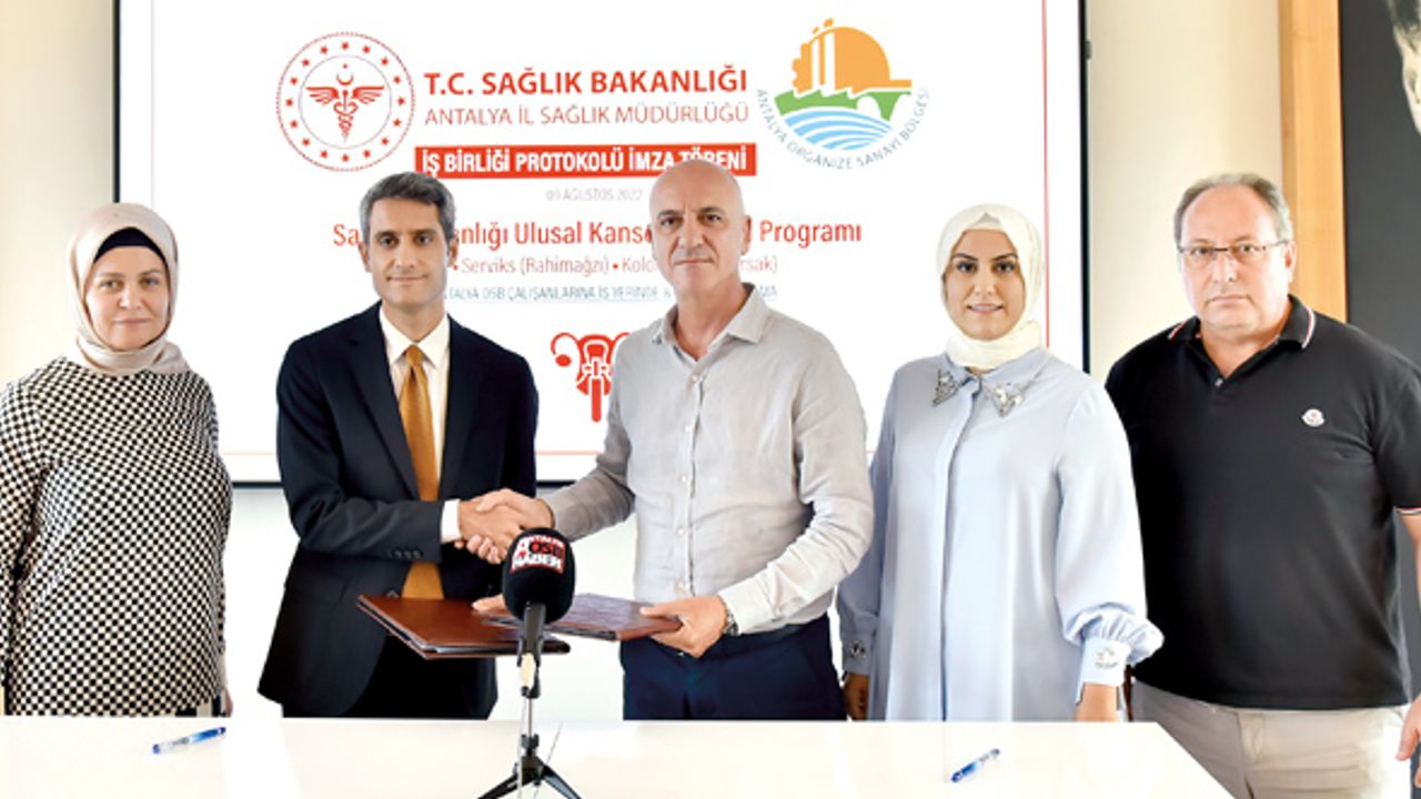 Antalya OSB kanseri erken teşhis ile yenecek