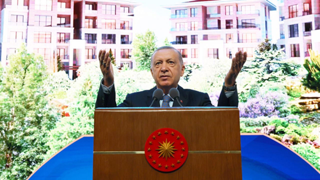 Cumhurbaşkanı Erdoğan’ın açıkladığı ‘İlk Evim, İlk İş Yerim’ Projesi ile 5 yılda 500 bin konut, 250 bin konut amaçlı arsa, 50 bin iş yeri yapılacak
