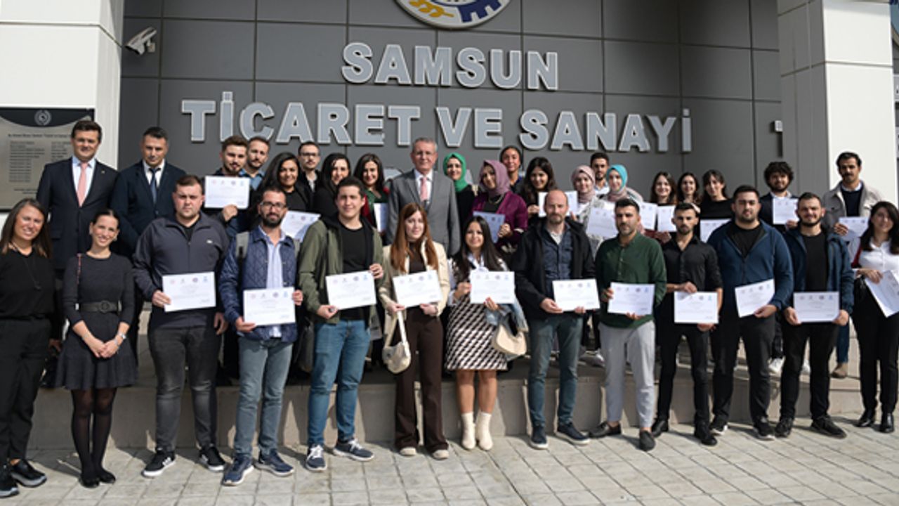 Samsun TSO: Kursiyerler sertifikalarını aldı