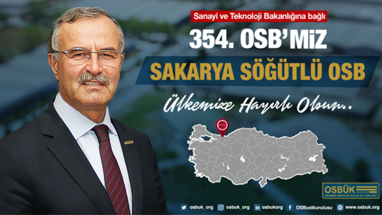 Türkiye’de OSB sayısı 390’a ulaştı