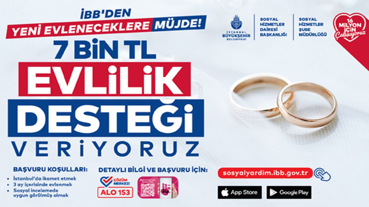 İhtiyaç sahibi çiftlere evlilik desteği