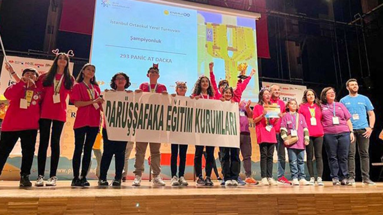 Darüşşafaka Robot Takımları başarıya doymuyor