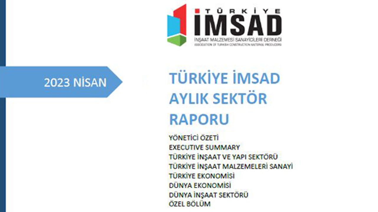 İnşaat malzemeleri sanayi üretimi 7 alt sektörde artış gösterdi 
