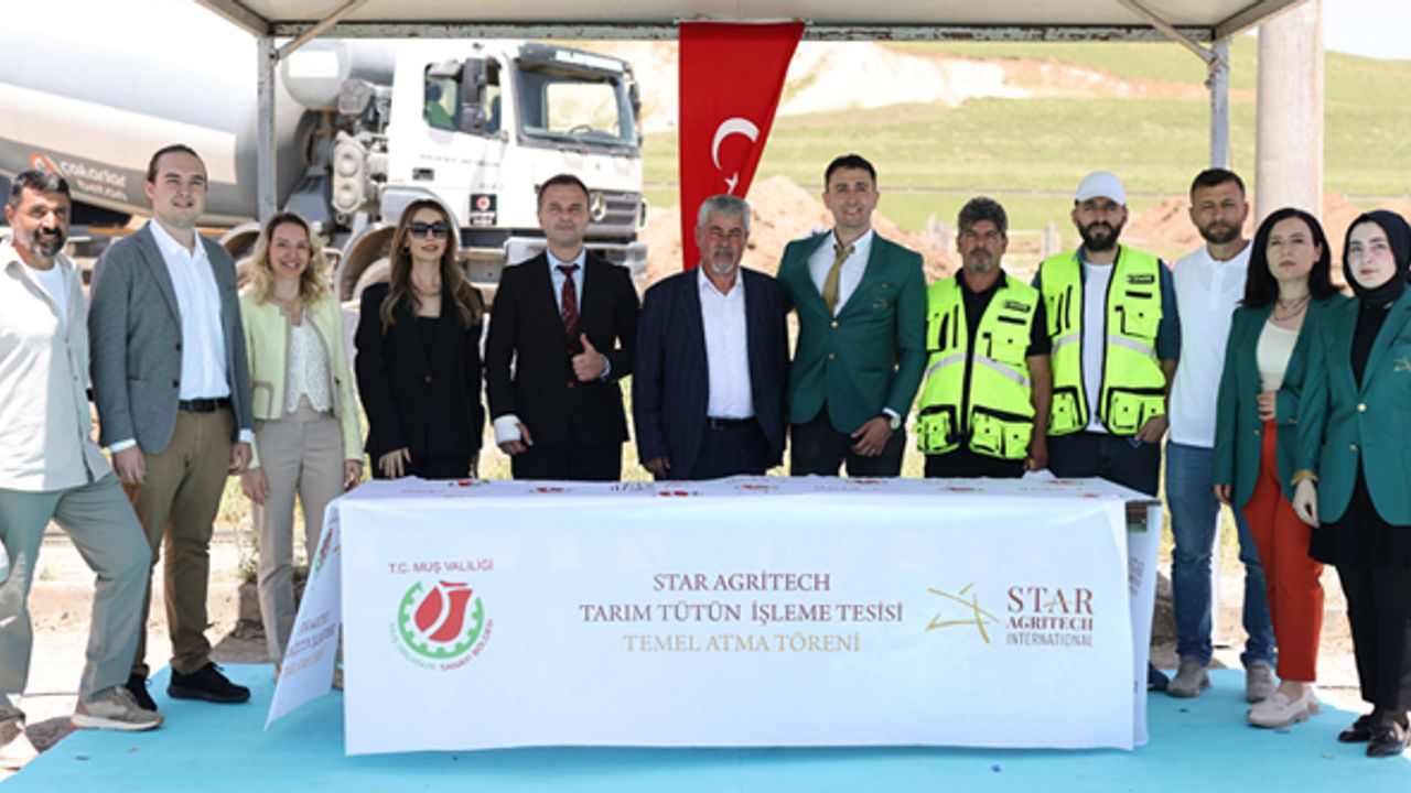 Avrupa’nın en büyük tütün işleme fabrikası Muş’ta açılıyor