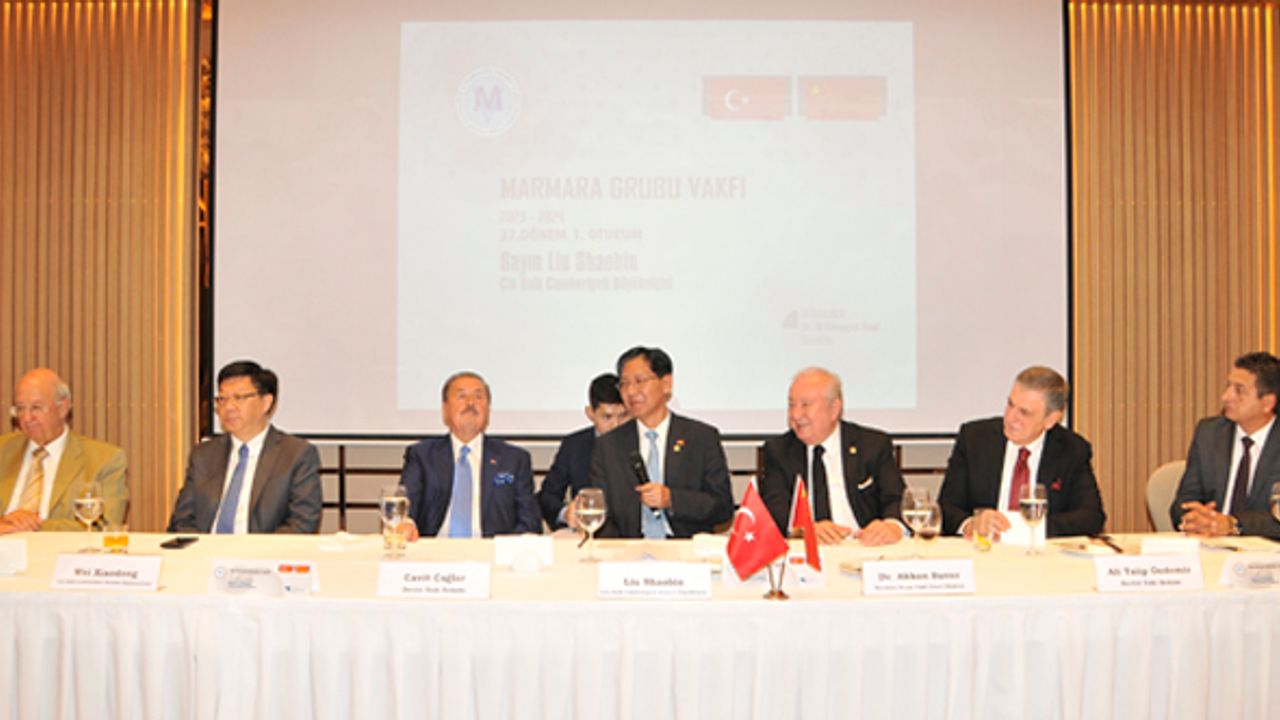 Çin Büyükelçisi, Marmara Grubu Vakfı konuğuydu; “Kuşak ve Yol, kazan-kazan ve kapsamlı bir hoşgörü inisiyatifidir”