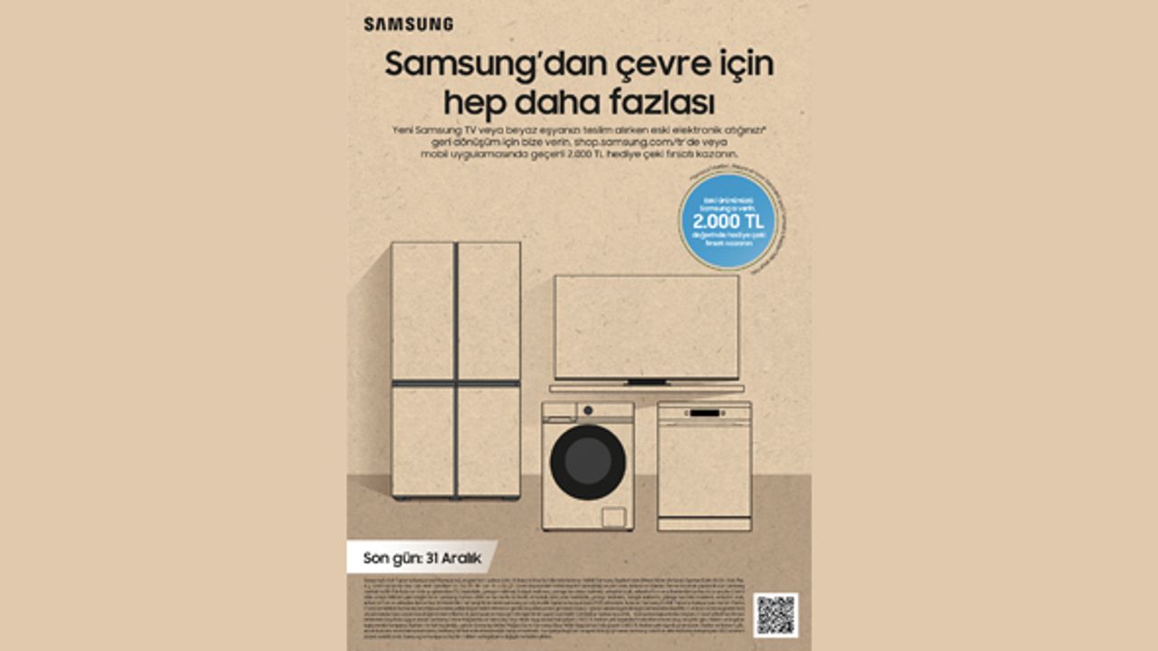Samsung’dan, çevre için yenilikçi bir adım