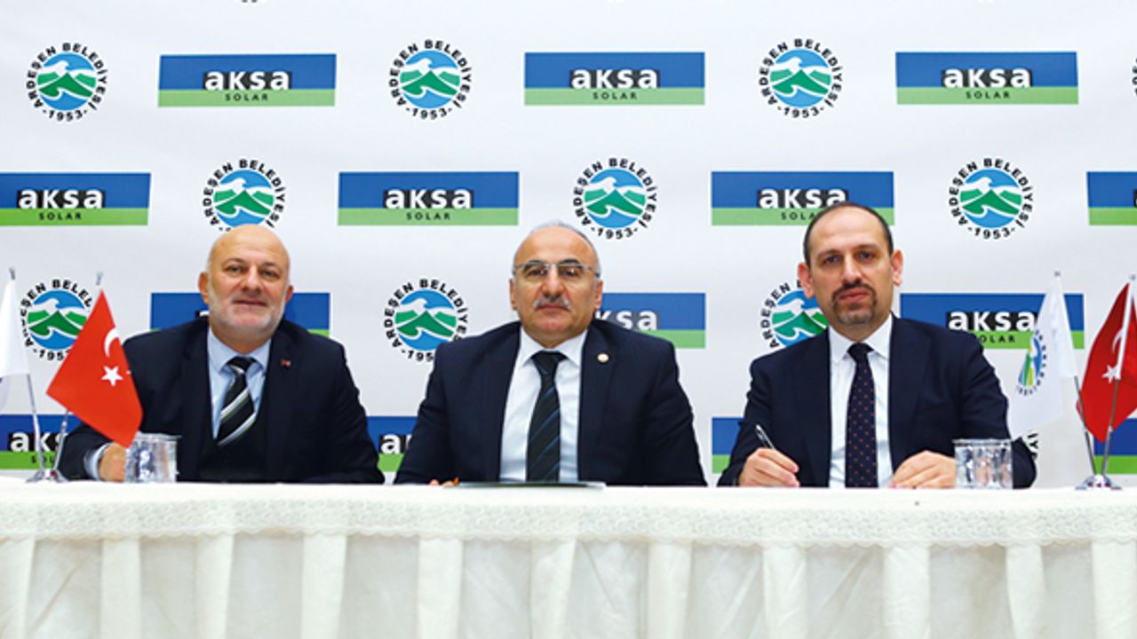 Aksa Solar ve Ardeşen Belediyesi’nden GES Projesi