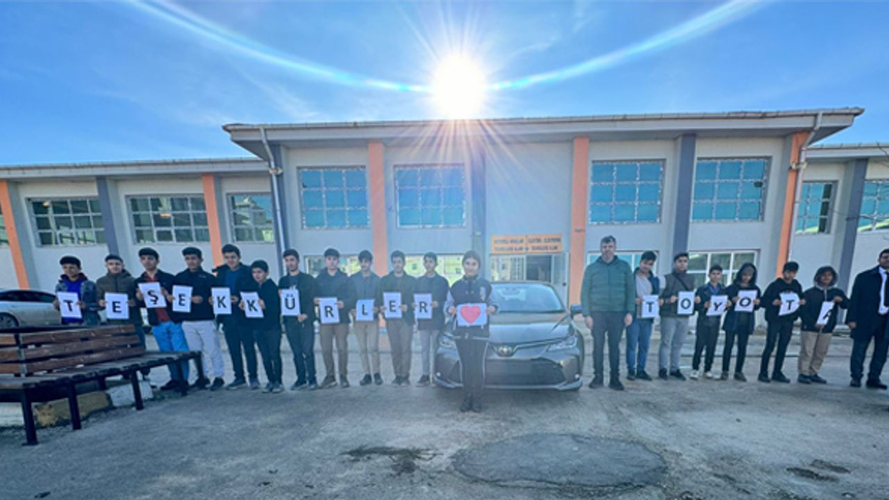 Toyota’dan 20 okula ekipman desteği