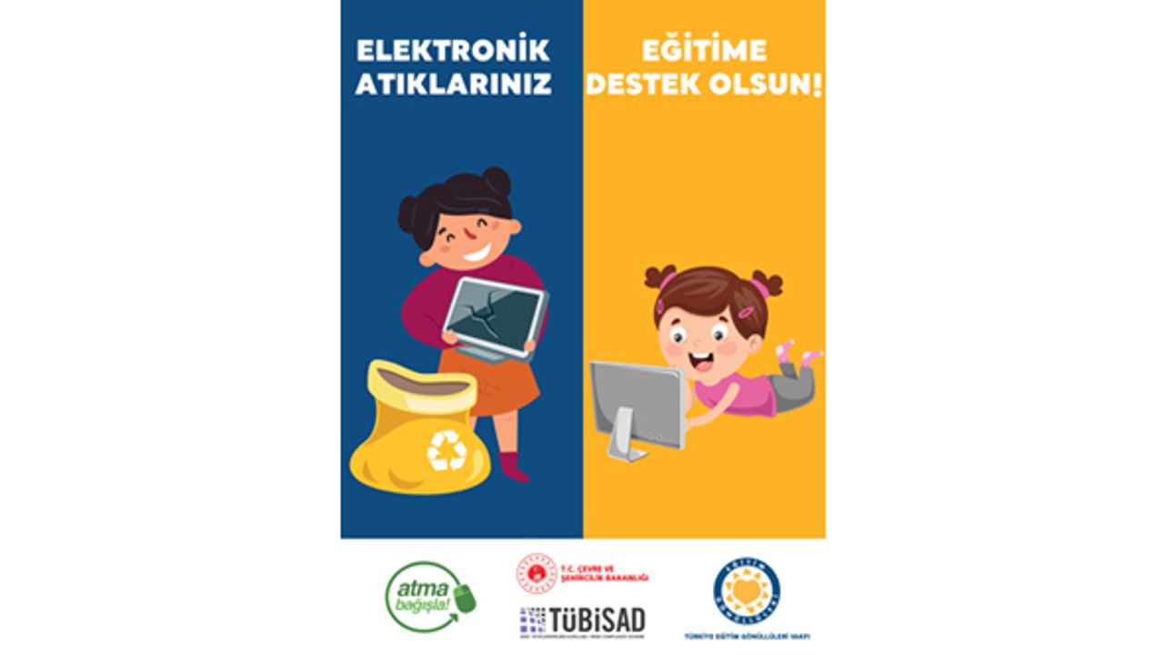 E-Atık bağışı ile doğaya eğitime destek