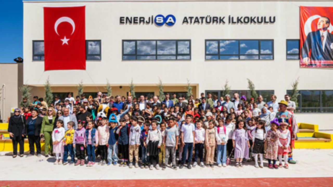 Enerjisa Atatürk İlkokulu Hatay’da açıldı