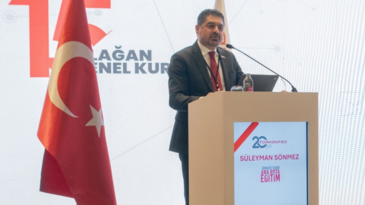 Sönmez 2. kez TÜRKONFED Başkanı seçildi