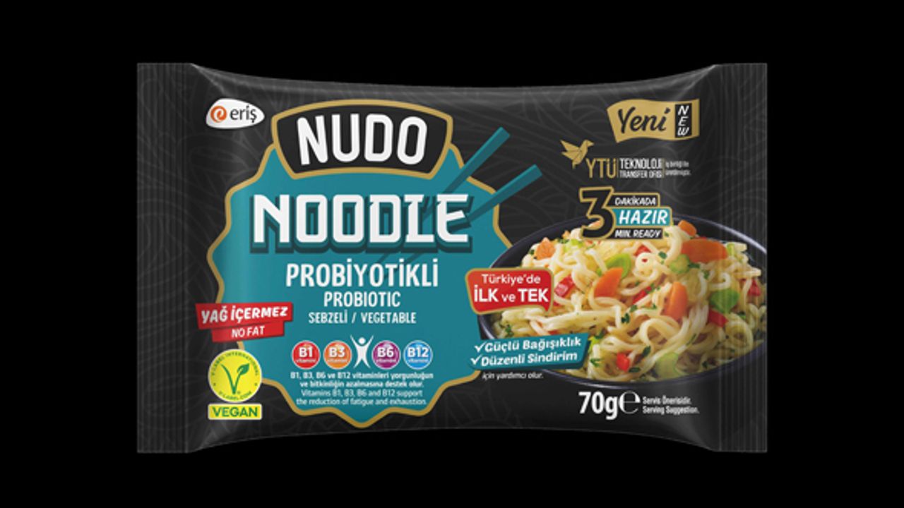 Eriş’ten vitamin destekli probiyotikli noodle