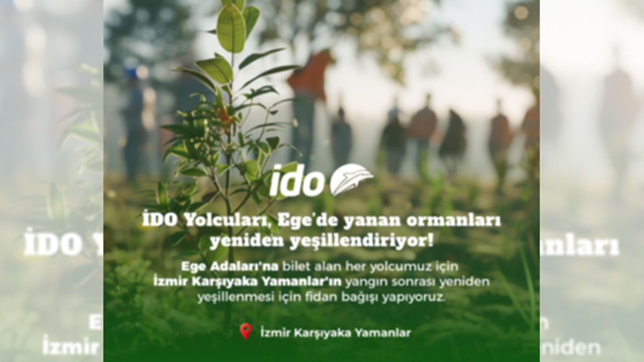 İDO, yanan ormanlar için harekete geçti