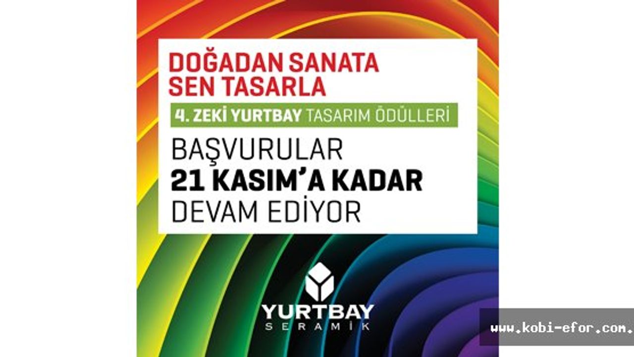 4. Zeki Yurtbay Tasarım Ödülleri için son başvuru 21 Kasım’da