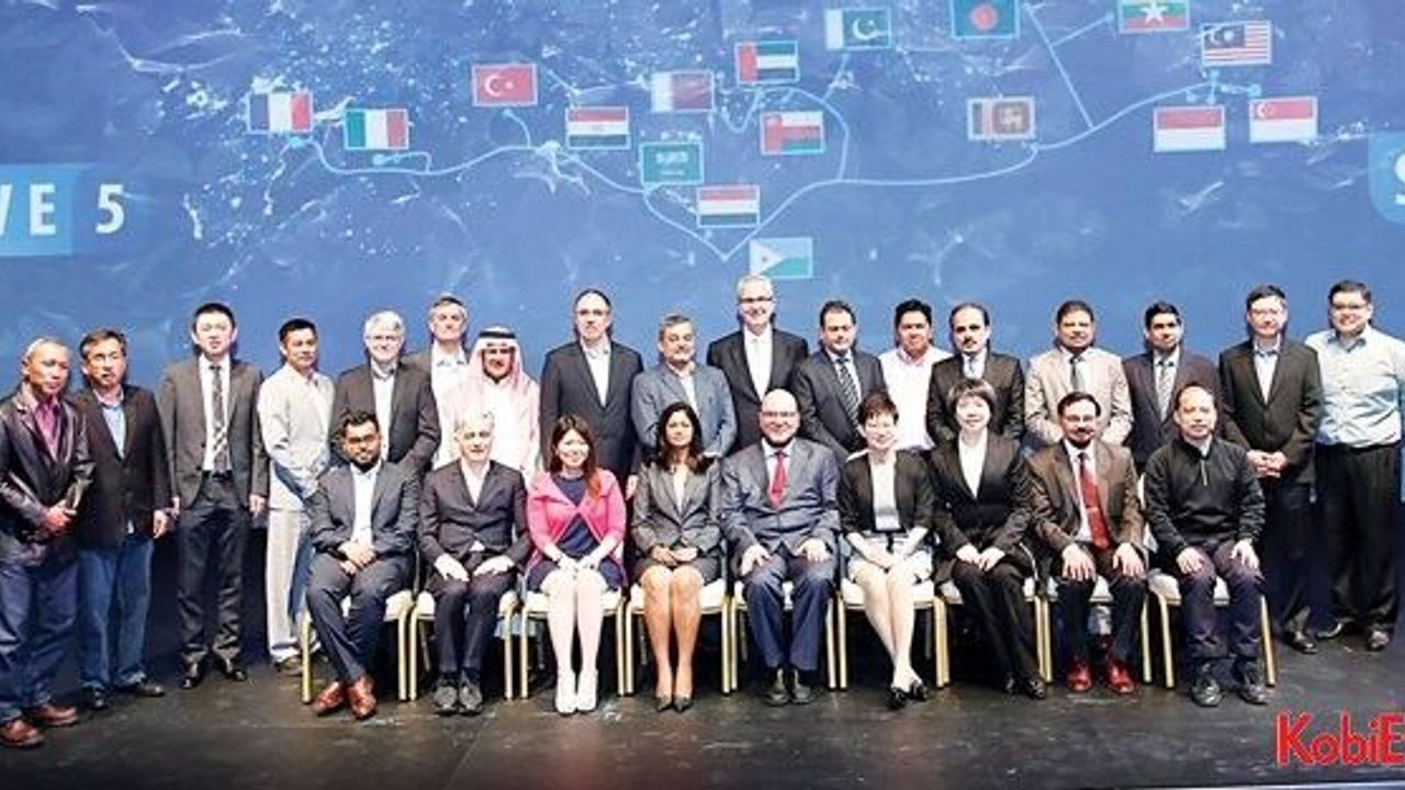Denizaltı fiber kablo sistemi projesi SEA-ME-WE 5 tamamlandı