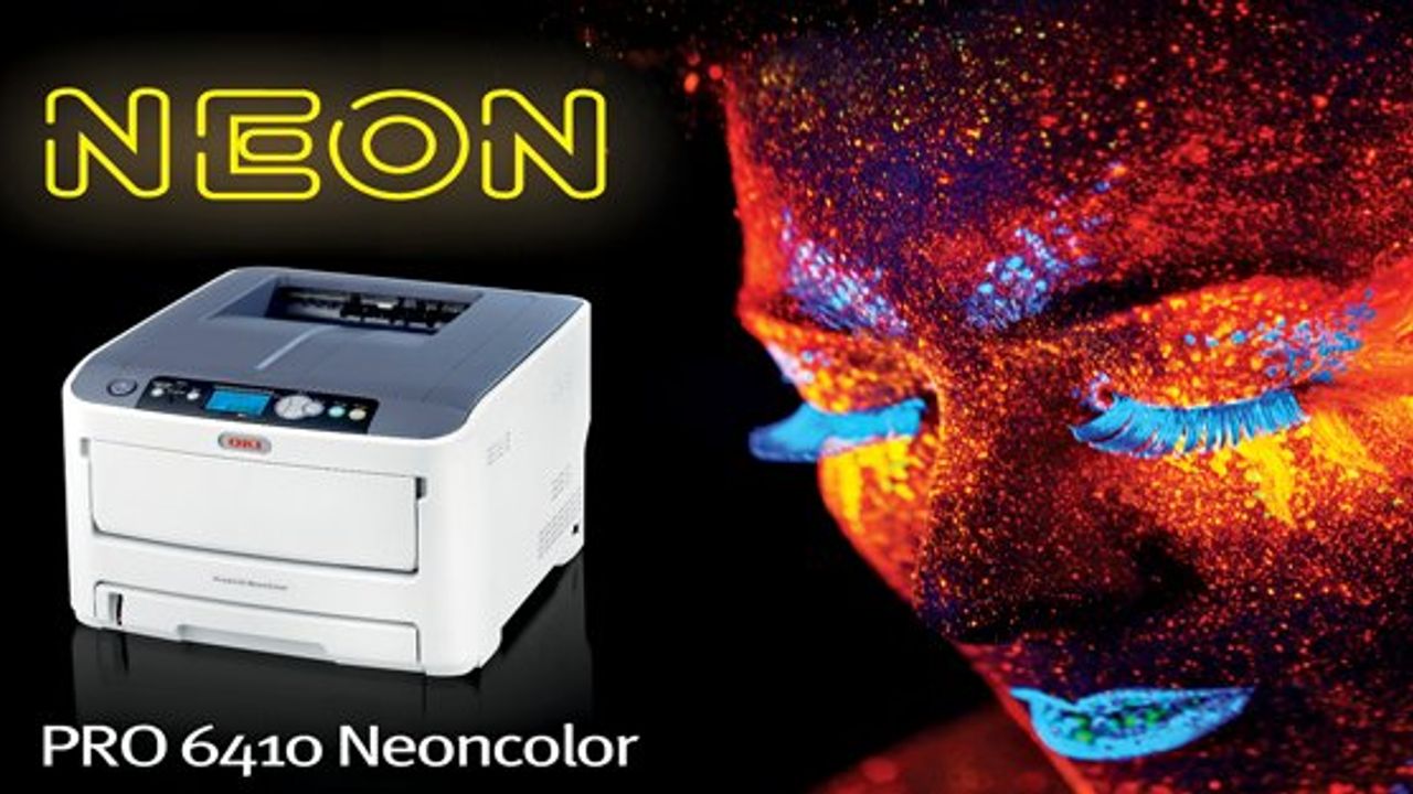 OKI’nin renkli neon yazıcısıyla göz alıcı floresan baskılar