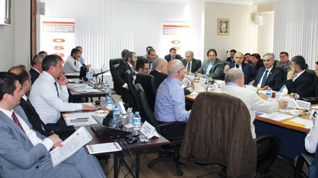 OSBÜK Bölge Müdürleri Genişletilmiş Komisyon Toplantısı yapıldı
