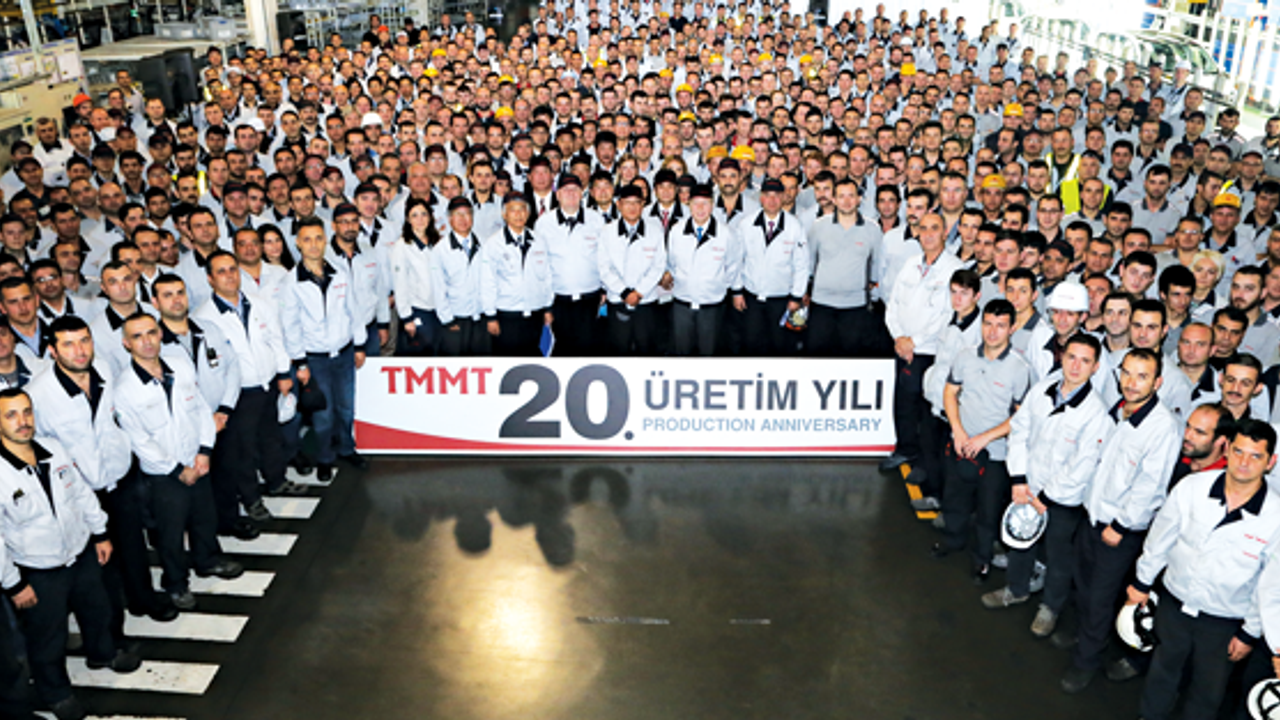 Toyota Otomotiv Sanayi Türkiye A.Ş. 20. yılını kutladı