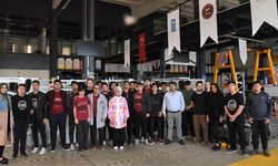 OSB Koleji öğrencileri model fabrikayı gezdi