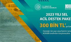 Sel mağduru KOBİ’lere KOSGEB’den acil destek