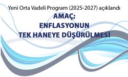 Yeni Orta Vadeli Program’ı (2025-2027) açıklandı; Amaç; enflasyonun tek haneye düşürülmesi