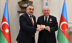 Dr. Akkan Suver’e “Haydar Aliyev 100 Yaşında Madalyası”