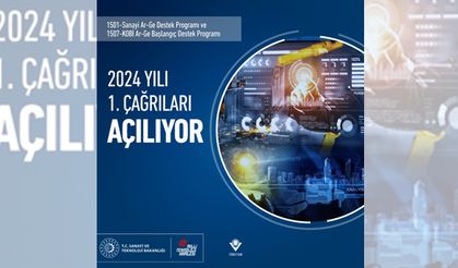 TÜBİTAK TEYDEB 1501-1507 Programlarının 2024 Yılı 1. Çağrıları açılıyor