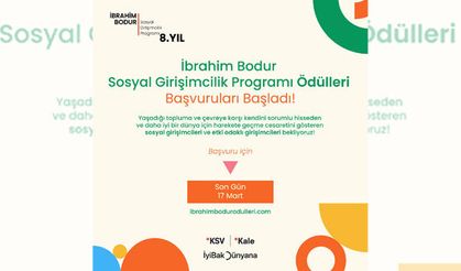 İbrahim Bodur Sosyal Girişimcilik Programı sosyal girişimcileri bekliyor